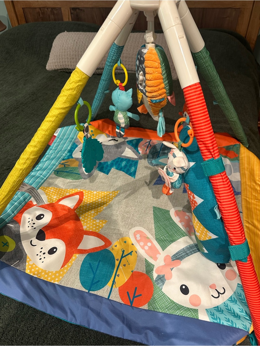 Infantino Twist and Fold Playmat Tummy Time Mat Baby